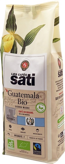 Sati Guatemala Bio Fairtrade 500 g zrno